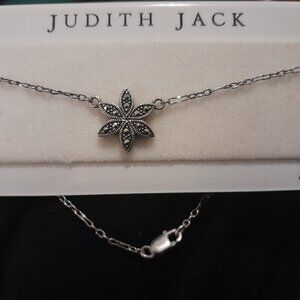 Judith Jack Sterling Silver Marcasite Anklet